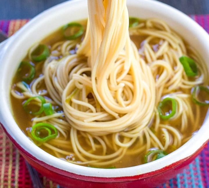 Mushroom Noodle Soup